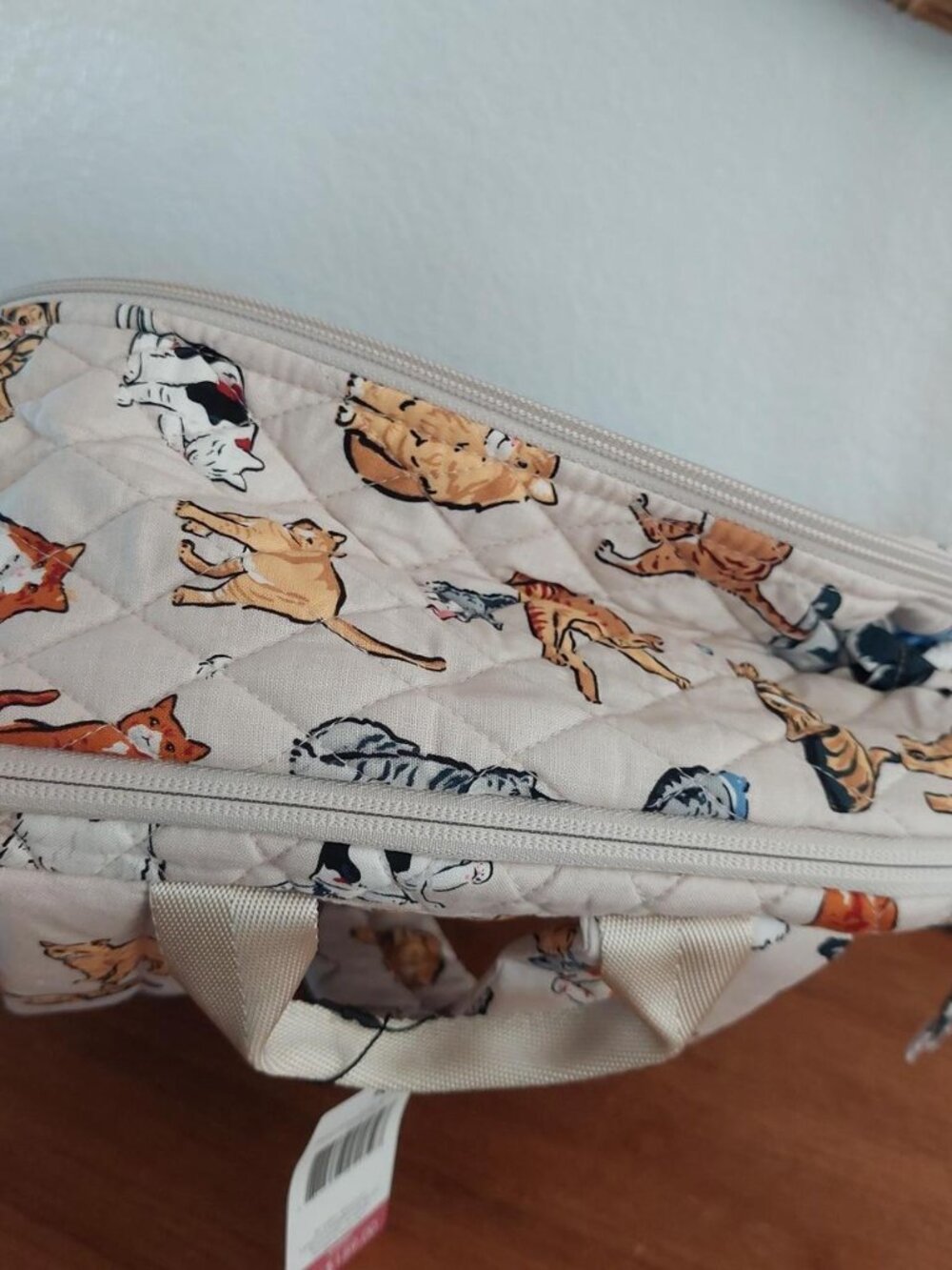 Vera Bradley A Cat's Life Essential Large Backpack Quilted Cotton NWT - Picture 7 of 7